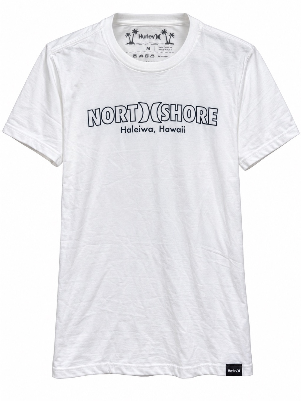NWT Hurley x Surf N Sea North Shore Haleiwa Hawaii T-Shirt White Men’s M